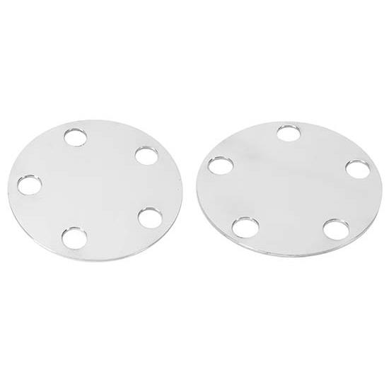 Mag Wheel Center Block-Off Hub Cap Plates, 5 on 4.5 BP, 6 Inch OD