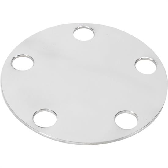 Mag Wheel Center Block-Off Hub Cap Plates, 5 on 4.75 BP, 6 Inch OD