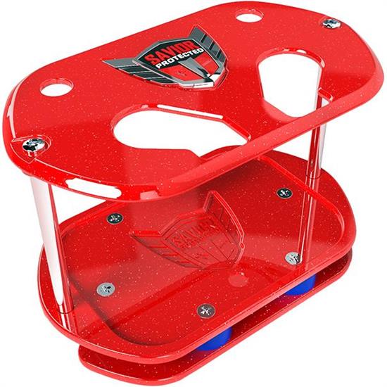 Savior Products SC-O34-R Show Case Battery Box, Optima 34, Red