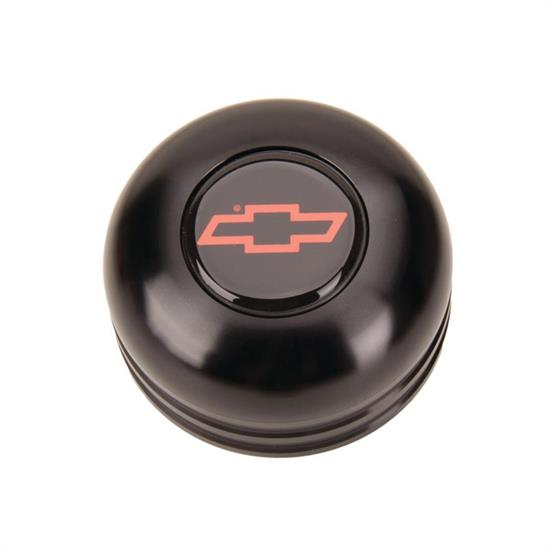 GT Performance 21-1022 GT3 Chevy Bowtie Horn Button, Black Anodized