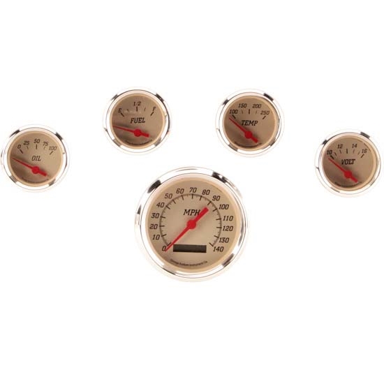 Omega Kustom 22053-R 5-Gauge Set, Timeless Tan, 3-3/8, Electric
