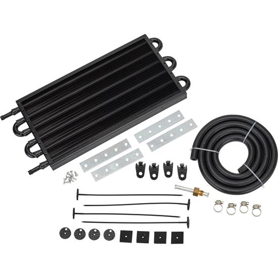 Heavy Duty Aluminum Transmission Cooler, Powder Coated Finish