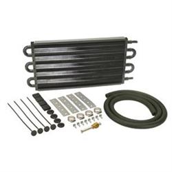 Heavy Duty Aluminum Transmission Cooler, Powder Coated Finish