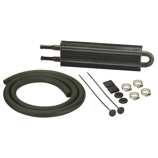 Derale 13200 Power Steering Cooler Kit, 2-Pass, 12-5/8 x 2-1/2 Inch