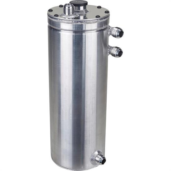 Saldana Racing Dry Sump Oil Tank w/ Baffle, 6 Inch Round