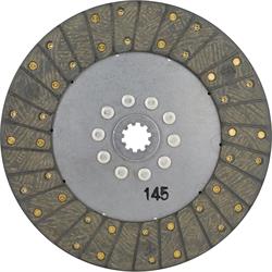 Ace Mfg. 10-1/2 In GM Organic Clutch Disc, Solid Hub, 1-1/8 10-Spline