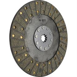 Ace Mfg. 10-1/2 In GM Organic Clutch Disc, Solid Hub, 1-1/8 10-Spline
