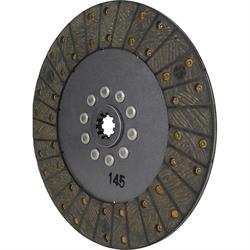 Ace Mfg. 10-1/2 In GM Organic Clutch Disc, Solid Hub, 1-1/8 10-Spline