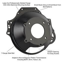 Speedway Wissota Chevy/Ford Steel Bellhousing