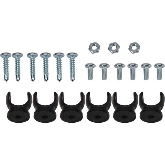 Notchead 2816-6 Braided Line Clamps, -8 AN