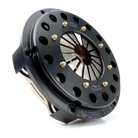 Quarter Master 298103 V-Drive 7.25 In 2 Disc Clutch, 1 Piece Rear Main