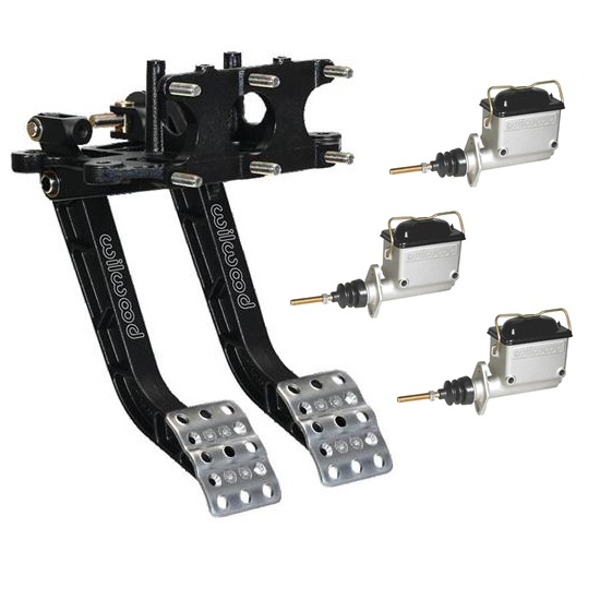 Wilwood Reverse Swing Triple Master Cylinder Pedal, 5.1:1