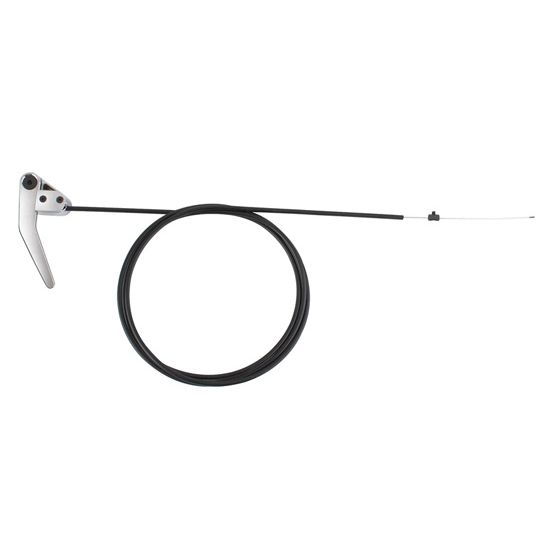 Bear Jaw Latch Release Chrome Handle w/ Cable