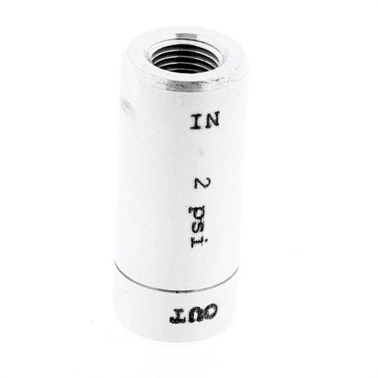 Speedway Disc Brake Residual Valve, 2 PSI, Polished