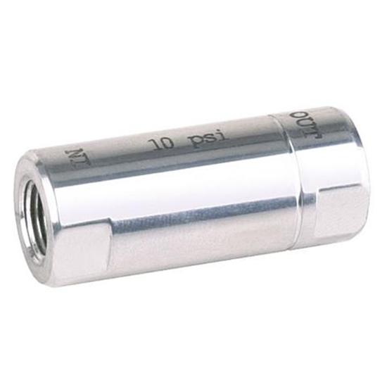 Speedway Drum Brake Residual Valve, 10 PSI, Polished