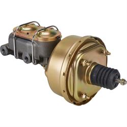 Single 7 Inch Brake Booster Master Cylinder Combo, 1-1/8 Inch Bore