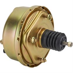 Single 7 Inch Brake Booster Master Cylinder Combo, 1-1/8 Inch Bore
