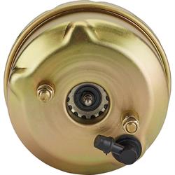 Single 7 Inch Brake Booster Master Cylinder Combo, 1-1/8 Inch Bore