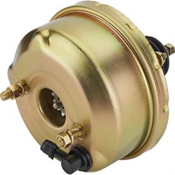 Single 7 Inch Brake Booster Master Cylinder Combo, 1-1/8 Inch Bore