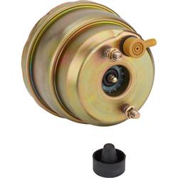 Dual 7 Inch Brake Booster Master Cylinder Combo, 1-1/8 Inch Bore