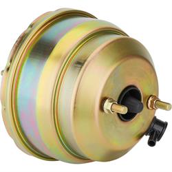 Dual 8 Inch Brake Booster Master Cylinder Combo, 1 Inch Bore