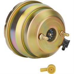 Dual 8 Inch Brake Booster Master Cylinder Combo, 1 Inch Bore