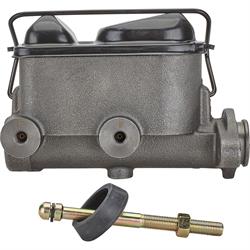 Speedway Dual Feed Brake Master Cylinder, 1 Inch Bore, Disc/Drum