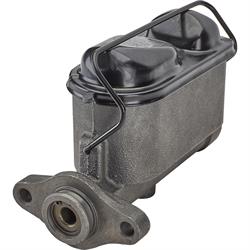 Speedway Dual Feed Brake Master Cylinder, 1 Inch Bore, Disc/Drum