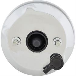 Speedway Single Diaphragm Power Brake Booster, 7 Inch, Chrome Finish