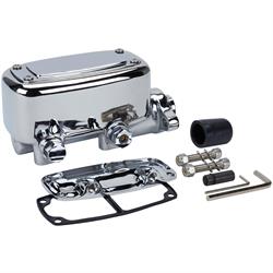 Speedway Deluxe Chrome Aluminum Master Cylinder, 1 Inch Bore