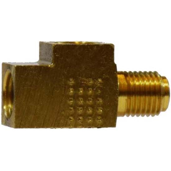 Brass Brake Tee Fitting, 3/8-24 IFF/IFM