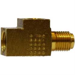 Brass Brake Tee Fitting, 3/8-24 IFF/IFM