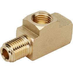 Brass Brake Tee Fitting, 3/8-24 IFF/IFM