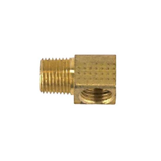 90 Degree 3/8-24 IFF to 1/8 Inch NPT Male Adapter Fitting