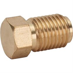 3/8 Inch-24 Inverted Male Flare Plug for Master Cylinder Ports