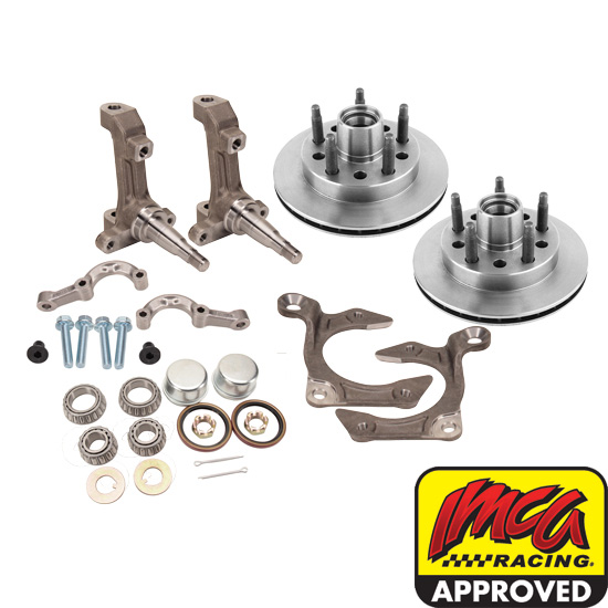 IMCA Short Arm 3-Piece Spindle with Speedway Rotors Set