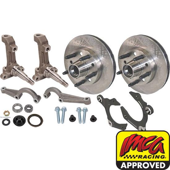 IMCA 3-Piece Metric Spindles with Speedway Rotors Kit