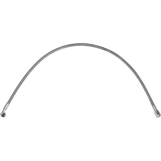 Stainless 24 Inch Brake Line with 90 Degree End