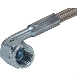 Stainless 26 Inch Brake Line with 90 Degree End