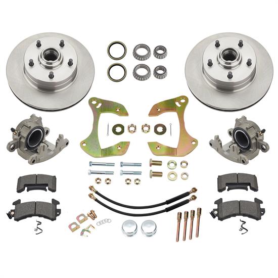 Deluxe Disc Brake Kit, 1955-1964 Chevy Full-size Car, Stock Spindle