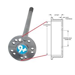 GM 10 & 12 Bolt Bolt-On Rear Disc Brake Kit w/ E-Brake