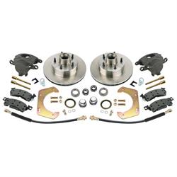 Front Disc Brake Kit, GM Mid-size to 1949-54 Chevy Spindle, 5 on 4-3/4