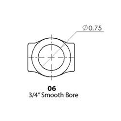Sweet U-Joint 3/4 - 30 Spline to 3/4 Round, Small GM P/S 78-Up
