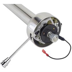 Hot Rod Nostalgia Steering Column, 30 Inch, Polished Stainless Steel