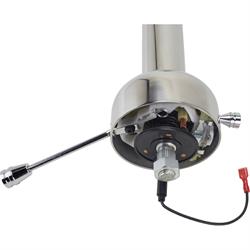Hot Rod Nostalgia Steering Column, 30 Inch, Polished Stainless Steel