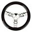 Speedway Classic 9-3/4 Inch Black Steering Wheel w/ Holes Speedway Classic 9-3/4 Inch Black Steering Wheel w/ Holes
