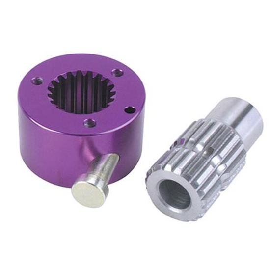 Aluminum Quick Release Steering Wheel Hub, Splined, 3/4 Inch