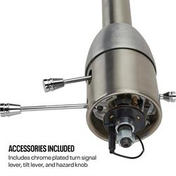 Standard GM 5-Position Tilt Steering Column, 32 Inch Long, Plain