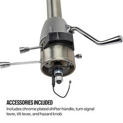 Standard GM 5-Position Tilt Steering Column, 30In, Column Shift, Plain