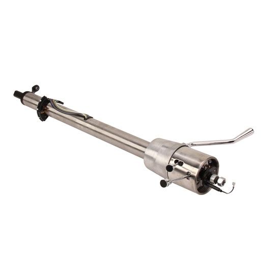 Speedway 1955-56 Chevy Tilt Steering Column with Shifter, Plain Finish